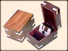 Seasoned Shisham Wood Floppy Box with Brass Inlay