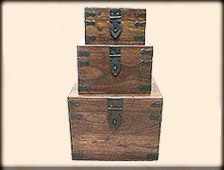 Shisham Wood Chests with Iron