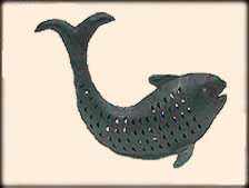Decorative Fish with Cutwork